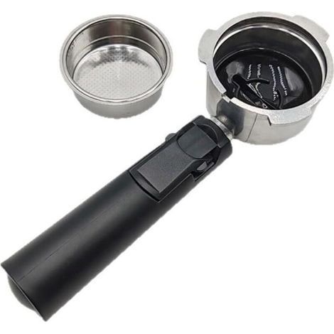 Bodenloser Kaffeemaschinengriff aus Aluminiumlegierung, 3 Ohren, bodenloser Espressofilterhalter für Espressomaschinen (1/5)