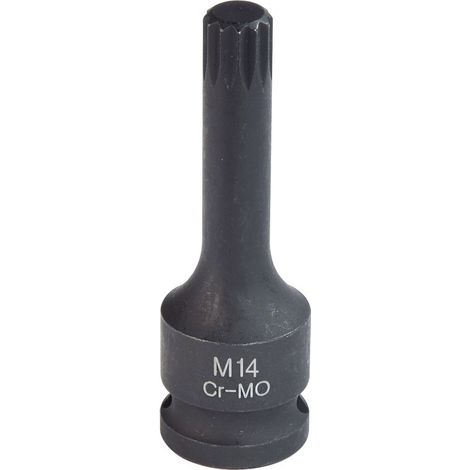 Douille longue à choc XZN M14 - carré 1/2
