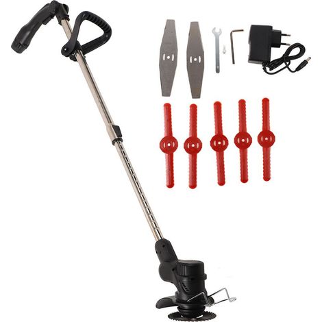 Zoternen – Débroussailleuse électrique sans fil 12V – Moteur haute puissance – Coupe efficace des mauvaises herbes – Léger et ergonomique - 100-240V (1/5)