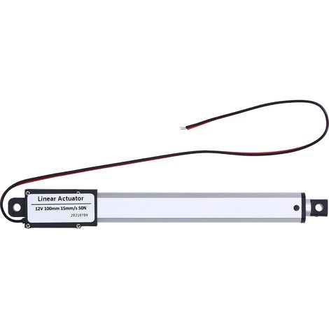 Linear Actuator DC 12V 100mm Internal Limit Switch Low Noise Electric Mini Linear Actuator for Industrial Agriculture15mm/s-50N