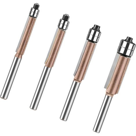 Ensemble De 4 Couteaux Mise En Forme Solides Plan À Double Douille Formation Précise Du Visage Étoile Noël Bandes Faciales Pour Meubles Et Menuiserie D'outils Traitement Des 6 Handles - (1/4)