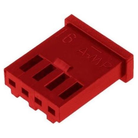 Connecteur Modu II femelle 4 Voies rouge