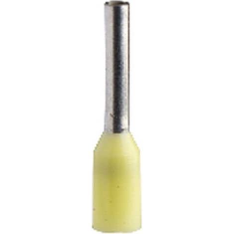 Puntera Simple-M 2mm - SCHNEIDER amarilla, 2 mm de diámetro, ideal para conexiones eléctricas.