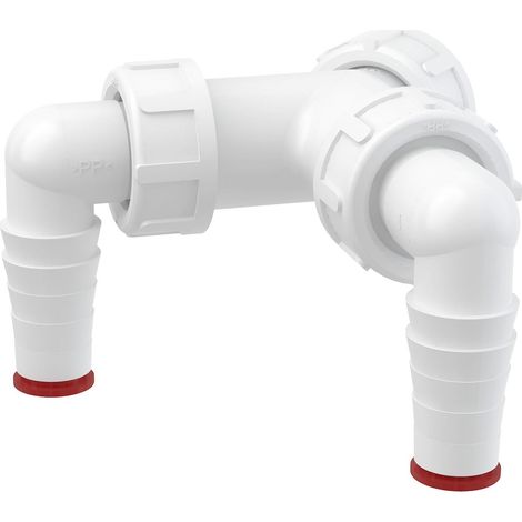 Alcadrain P148 raccord double complet G1" 17–23 mm raccord de tuyau (1/2)