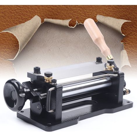 Machine manuelle à gaufrer le cuir,Machine à peler le cuir Machine à découper le cuir/machine à découper et à gaufrer,Machine manuelle à dénuder le cuir 1-7cm (1/5)