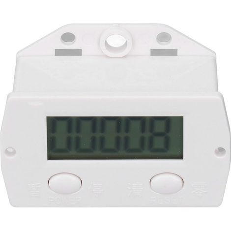 Compteur électronique BERM Punch à 5 chiffres, affichage numérique 099999, capteur en plastique avec aimant (1/5)