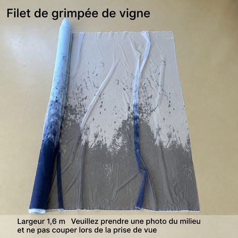 Tissu Voilage Dégradé Effet Lavis Draperie Décorative Fond de Scène Bleu Ciel 100 × 160 × 0,1 cm 60 g – Livraison gratuite (1/4)