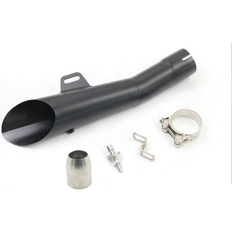 Motocross Universel Tuyau D'échappement, 51mm Moto Silencieux Escape Moto ATV, R6 Moto Tuyau D'échappement Silencieux, acier inoxydable DB Killer noir/bleu (1/5)