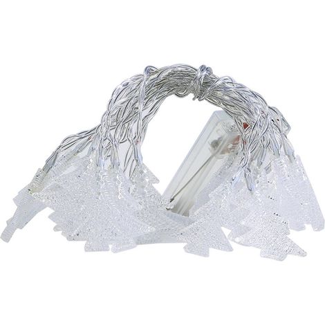 Guirlande Lumineuse Led - 2 M - 10 Ampoules - Alimentée Par Piles - Pour Décoration Intérieure Et Extérieure - 1 Pièce (1/4)