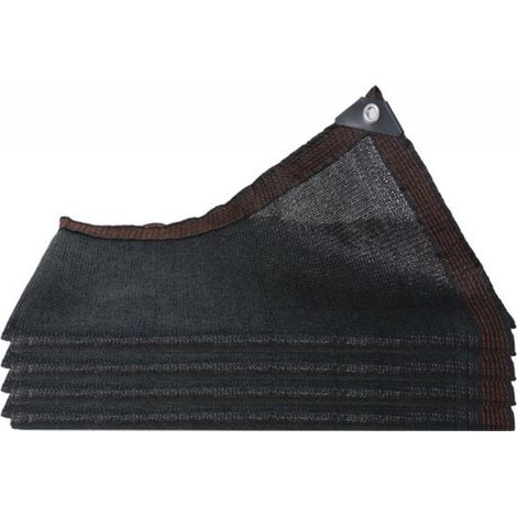 Toile d'ombrage avec protection UV à 95 % – PEHD respirant et anneaux métalliques en acier inoxydable – Coupe-vent et résistante – Idéale pour jardin, balcon et terrasse (1/5)