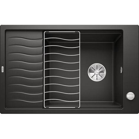 Evier Blanco Elon XL 6S Silgranit - NOIR - Vidage : Automatique (1/5)