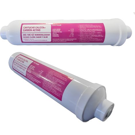 Cartucho Filtro Osmosis Carbón Activo y Remineralizador In-Line ATH