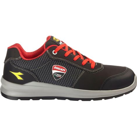 Zapato bajo de seguridad Ducati Speedy Race S3S - Talla 46 - Negro/Hongo - DIADORA - 701.181703-C2541 Talla 46