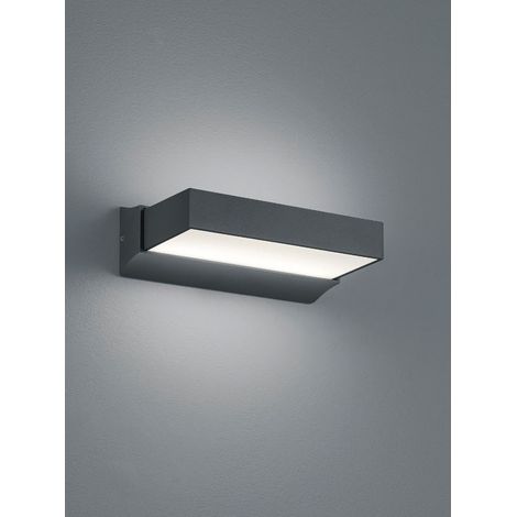 Aplique Entrada Led Doble Arriba y Abajo Cuando Anthracite Trio Lighting