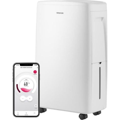 Sencor SDH 1028WH déshumidificateur blanc silencieux 10L/jour (1/5)