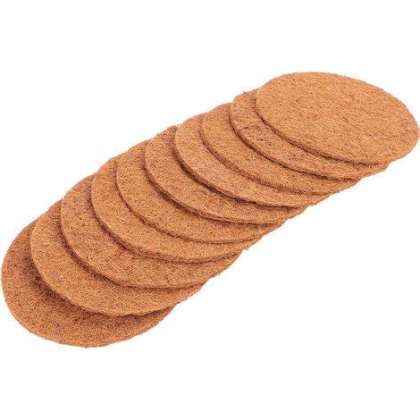 Lot de 10 tapis de nidification pour oiseaux, respirants et ajustables, en fibre de coco naturelle, adaptés à de nombreuses tailles de nids. (1/5)