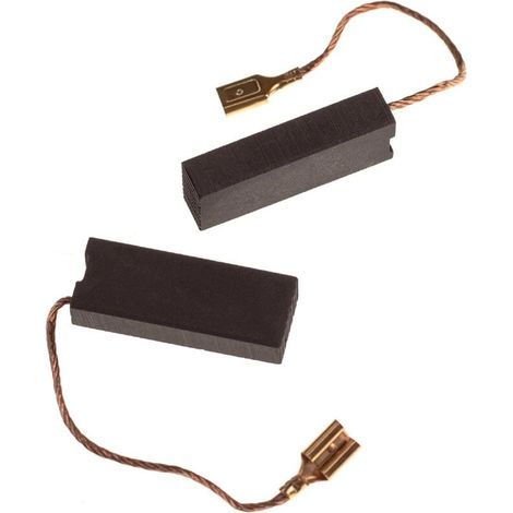 2x Kohlebürsten 6,3 x 11,2 x 29 mm ersetzen Husqvarna 508.043.705 für Rasenmäher (1/4)
