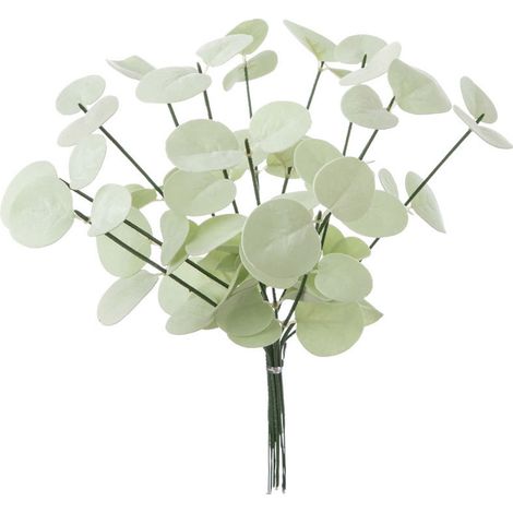 Feuille D'eucalyptus Artificielle - PE - 25,5 cm - Décoration Intérieure Maison Mariage Fête Bureau - 1 Pièce (1/5)
