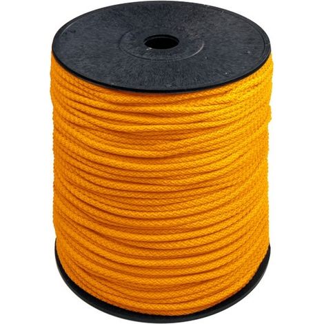 Corda intrecciata in polipropilene, gialla, 3 mm - 10 MB (1/3)