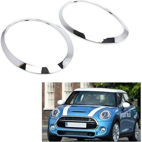 Coppia di anelli di proiezione per fari compatibili con Mini Cooper F55/F56/F57 2014-2021, sostituzione originale (1/3)