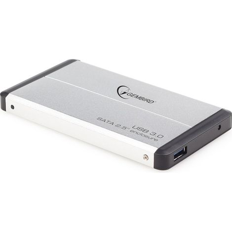 gembird Festplatten Gehäuse USB3.0 2.5 Silber alu (EE2-U3S-2-S) (1/2)