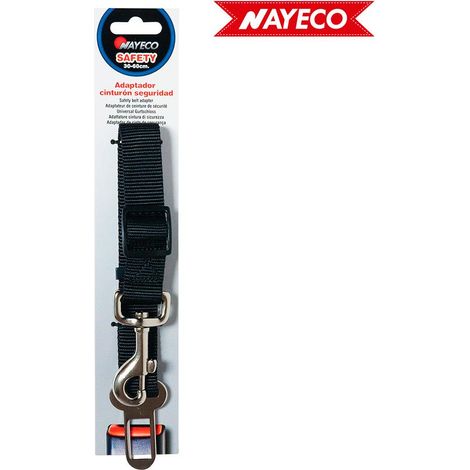 Adattatore per cintura di sicurezza 20mm Nero Nayeco