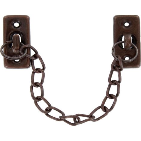 vous croyez un arrA t de porte A chaA ne en acier bronzA de 15 cm