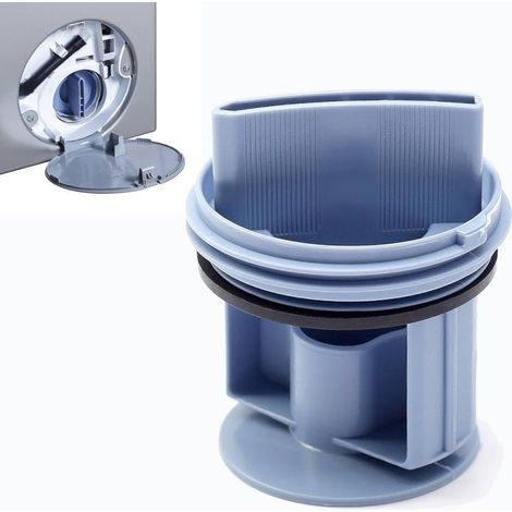 Replacement Drain Plug for Washing Machine, Blue Washing Machine Accessory Part Replacement Filter Suitable for Siemens Bosch WM1095/1065 WD7205 (1/5)