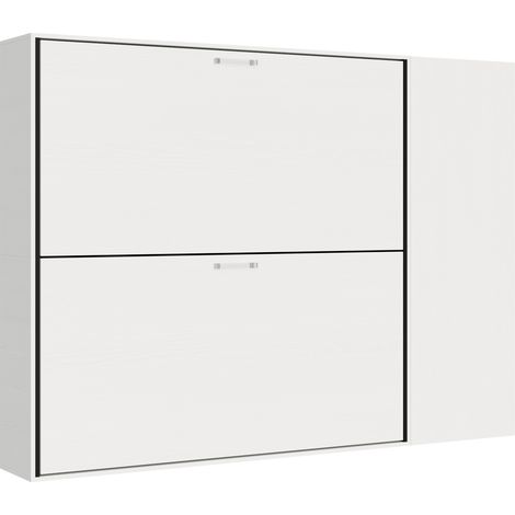 Letto Kando doppio Bianco Frassino composizione H (1/5)