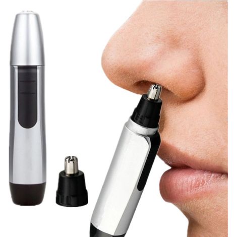 Tondeuse Nez Oreilles - Tête Acier Inoxydable Étanche - Lames Double Tranchant - Moteur Silencieux - Pour Homme Femme - 1 Pièce (1/5)