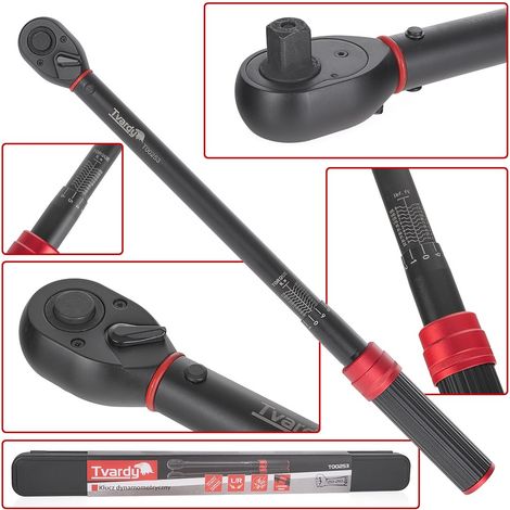 Chiave dinamometrica 1/2" 20-210Nm verso destra (6) (1/5)