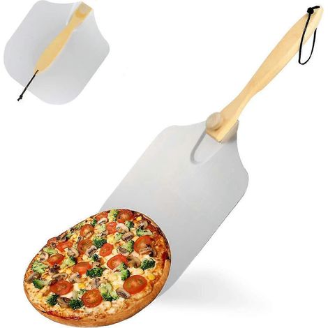 Pelle à pizza, Grande pelle à pizza, Pelle à pizza avec manche amovible, Pelle à pizza cadeau (1/5)