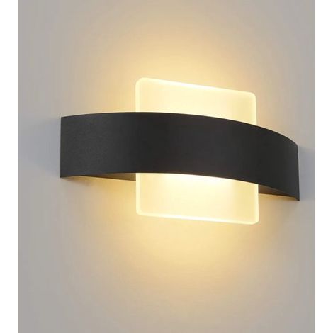 Lámpara de pared LED para interiores, lámpara de pared para sala de estar, 7W, material acrílico, luz nocturna moderna. (1/5)