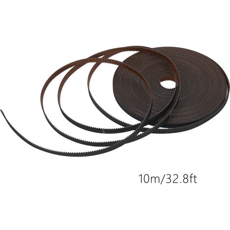 GT2-6 mm Antirutsch-Synchronriemen, schwarz, 10 m (1/5)