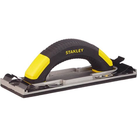 Lijadora manual de pinza - Para papeles o paños abrasivos - Cuerpo de aluminio - STANLEY, STHT0-05927