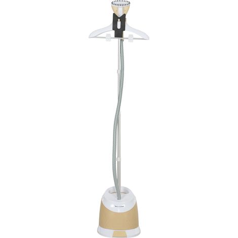 Défroisseur vapeur vertical 1800 W, débit vapeur 36 g/min, fer à vapeur longue durée 50 min, réservoir 1,8 L, 32x32x32 cm, couleur or (1/5)