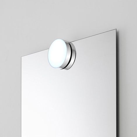 LAMPADA LED 4W 10X3,2CM  IP44 ABS CROMO. (1/2)