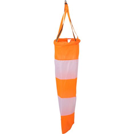 Rosvola Sac à chaussettes de mesure du vent en nylon anti-déchirure pour aéroport avec ceinture réfléchissante (0,8 m) (1/5)