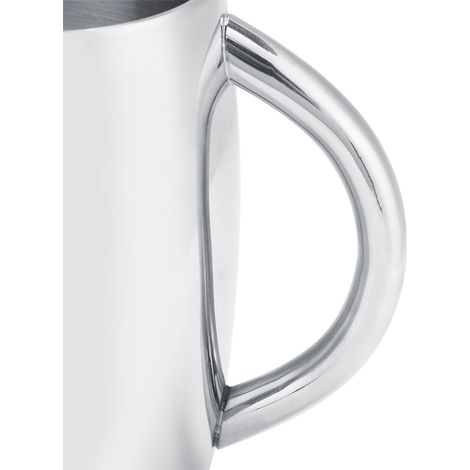 1 tasse à café, bière ou thé à double paroi en acier inoxydable avec poignée, accessoire de cuisine (2) (1/5)
