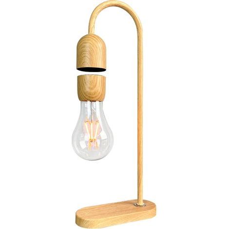 Lampe de bureau à lévitation magnétique – veilleuse LED décorative et gadget technique créatif, idée cadeau originale pour maison et Bureau (1/5)