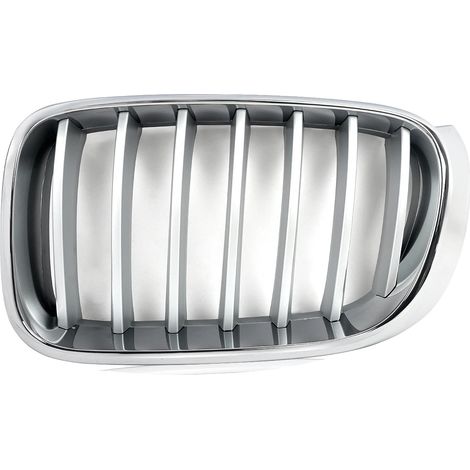 Grille Avant, Plastique ABS Durable, Ajustement Parfait pour Véhicules de Luxe, Côté Gauche (1/2)
