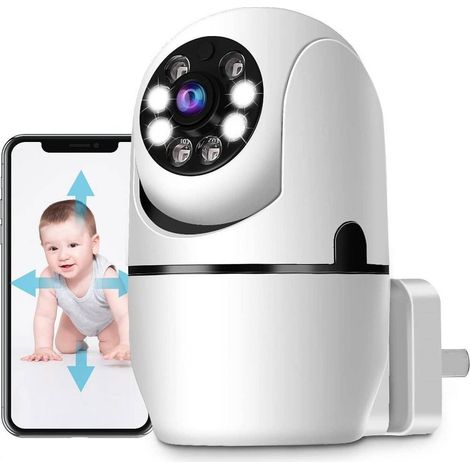 Caméra Sans Fil Avec Connecteur Détection De Mouvement à 360° Suivi Automatique (1/5)