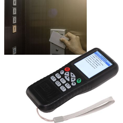 Copiatore, lettore, scrittore e clonatore portatile di schede IC ID da 125-500 kHz per sistemi di controllo accessi.