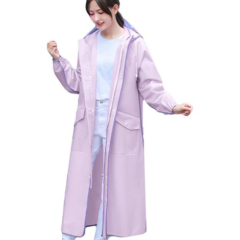 Poncho imperméable pour trottinette électrique, en EVA, réutilisable, pour femme, taille L (116 cm) et convient aux personnes mesurant entre 160 et 170 cm. Idéal pour les activités de plein air.