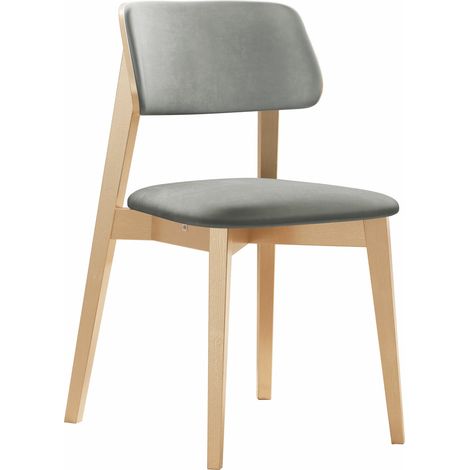 Silla Dearborn 100, Haya, 80x46x49cm, Tapiz, De madera, Madera