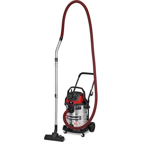 Einhell Nass-Trockensauger TE-VC 3080 SACL (1150 W, 220 mbar Saugleistung, 30 L Behälter, Staubschutzklasse L, HEPA-Filter, Filterreinigung, Automatiksteckdose, inkl. Zubehör)