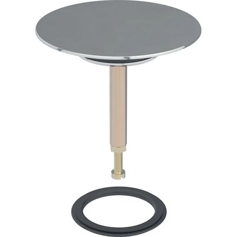 Geberit tappo per valvola d72/35x5,5 per scarico vasca, cromo lucido, 245435211