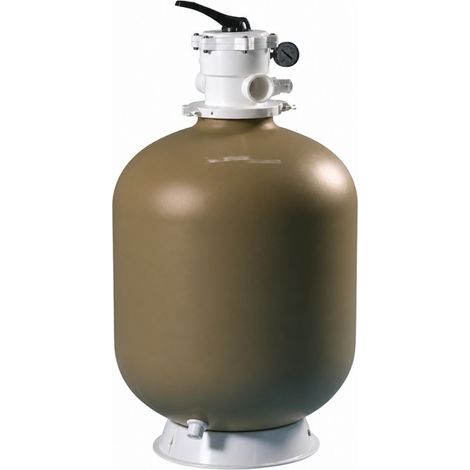 Sandfilter Top 14 m3/H, mit 6-Wege-Ventil komplett, 615mm (1/2)