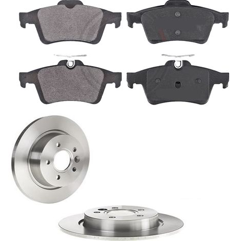 KIT FRENI POSTERIORI compatibile con VOLVO V50 (545) - DISCHI + PASTIGLIE OEM: P 24 148 / 17605 /SOSTITUZIONE DIRETTA/BASSA POLVERE/SILENZIOSO (1/5)