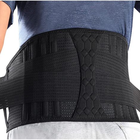 Ceinture De Soutien Lombaire - Support Bionique Colonne Vertébrale - Thérapie Chaud/Froid - Taille Réglable - 1 Pièce (1/5)